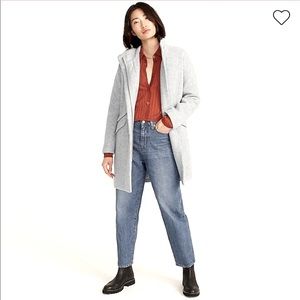 J.Crew NWOT  Cocoon Coat in Stadium Cloth Wool Size 6 Tall